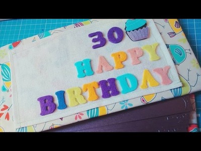 Encuadernación de mini álbum "Happy Birthday" Por KENNY BUNNY
