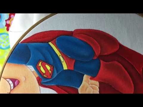 Pintura en tela Superman # 5 con cony