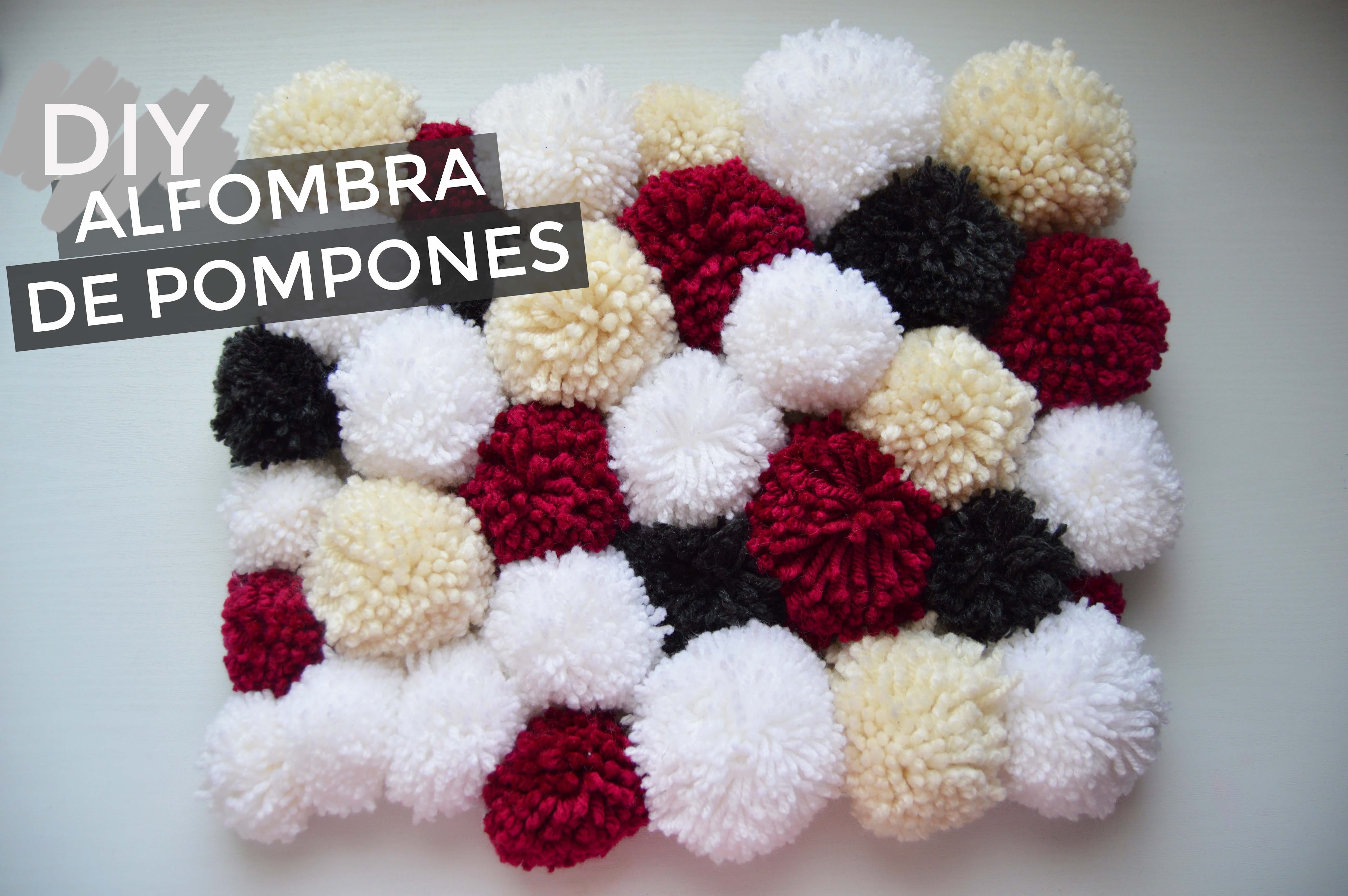 DIY alfombra de pompones (pompom rug)! | The White DIY