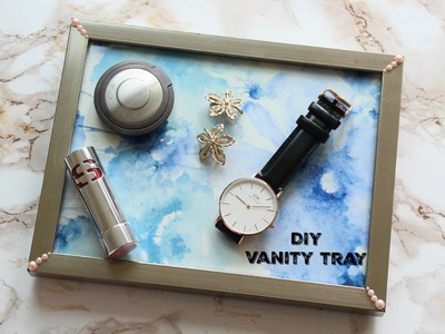 DIY vanity tray
