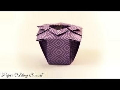 Origami: Florero - Hogar Tv  por Juan Gonzalo Angel