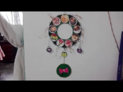 Portaretratos de tapas de latas de frijol-- -portaretratos cans