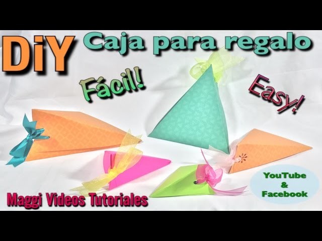 Como hacer Caja para Regalo