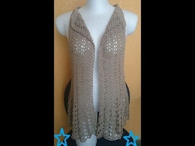 Bolero Rectangular Cróchet 3