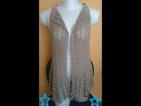 Bolero Rectangular Cróchet 3