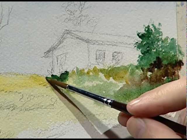Arcadio paints the little house of his grandmother 1. La pequeña casa de mi abuela 1.