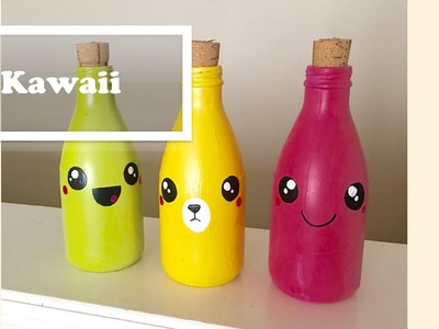 Como hacer botellas Kawaii