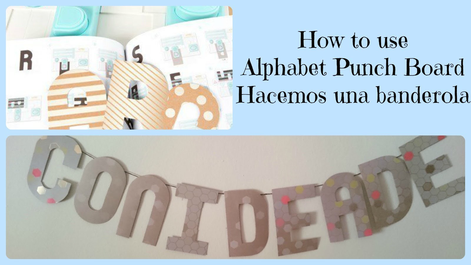 Cómo usar Alphabet Punch Board