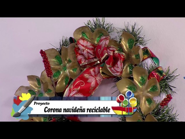 Manualidad: Corona Navideña Reciclable- Hogar Tv  por Juan Gonzalo Angel