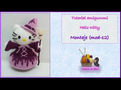 Tutorial amigurumi Hello Kitty - Montaje (mod-12)