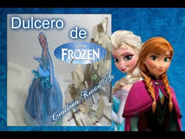 Dulcero de Elsa Frozen Material reciclado Vaso Plastico