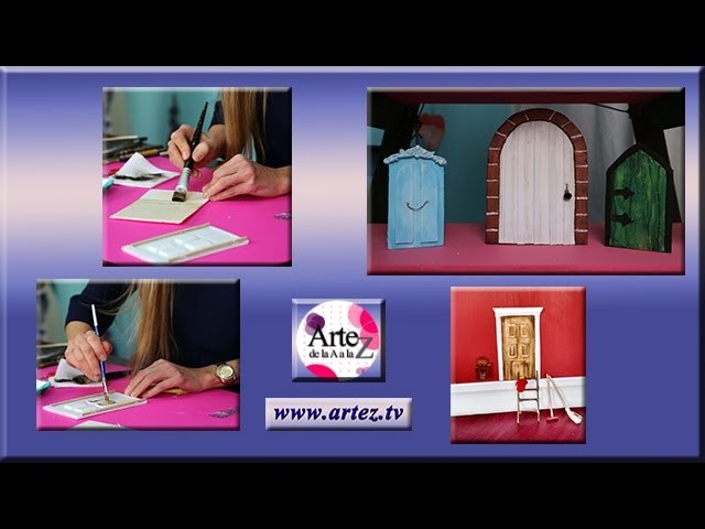 Escenografia: como hacer puerta tallada en miniatura