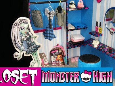 How to do a Monster High closet: Cómo hacer un armario⚡️Frankie Stain⚡️