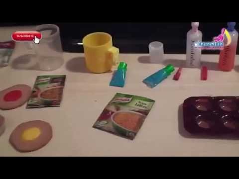 Huevo estrellado en foamy; Miniatura