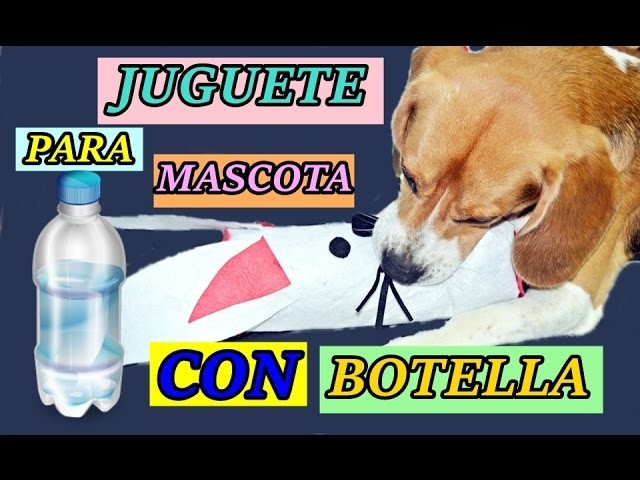 JUGUETE para MASCOTA con BOTELLA reciclada ( TOY DOG ) - BeagleArts ♥