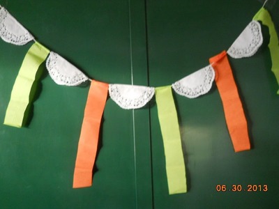 Guirnalda con blondas- Garland