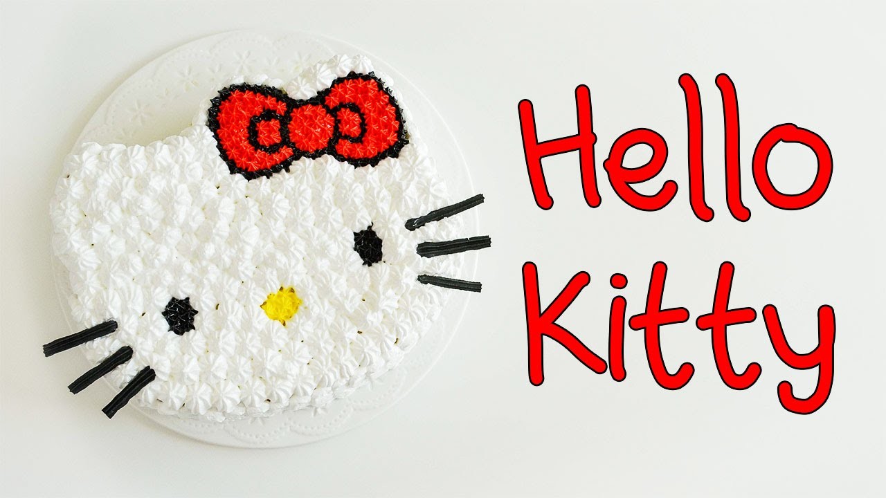 Como hacer una Torta de HELLO KITTY || Simple y Rápido