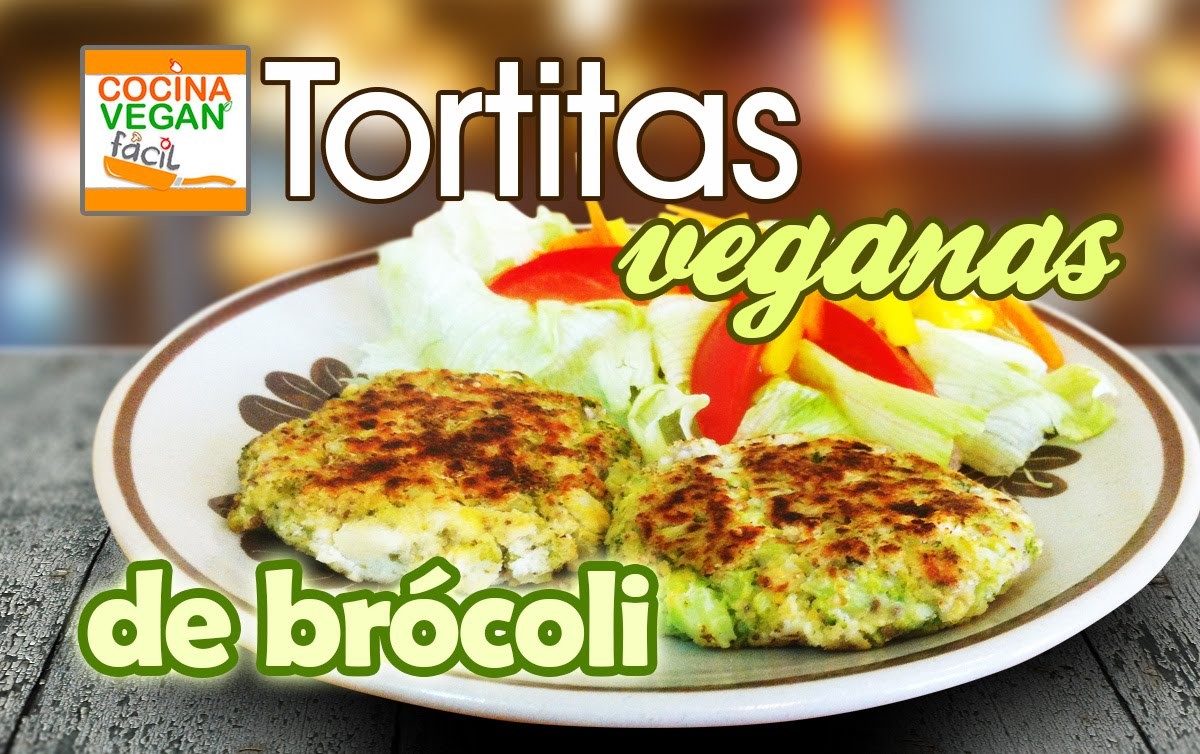 Tortitas veganas de brócoli - Cocina Vegan Fácil