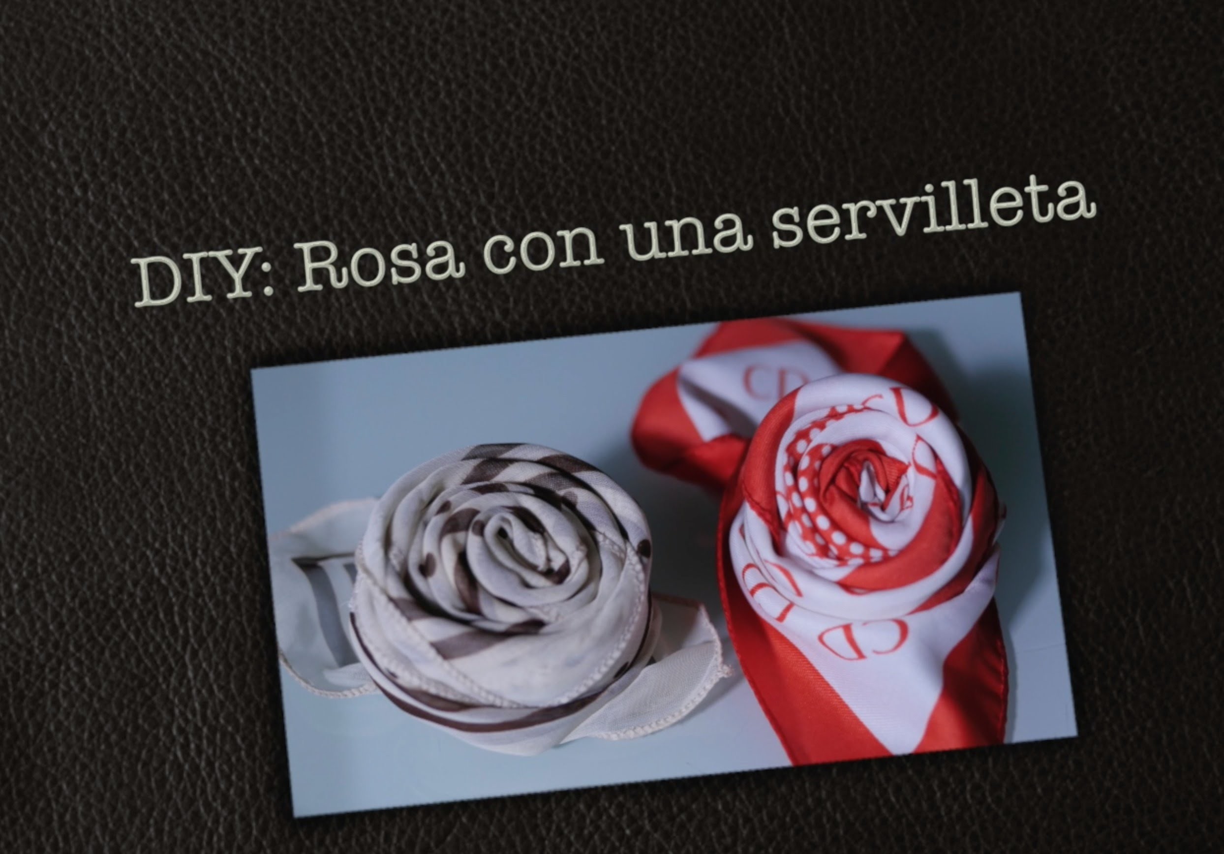 ¿Cómo hacer un rosa en una servilleta? - Ahorradoras.com