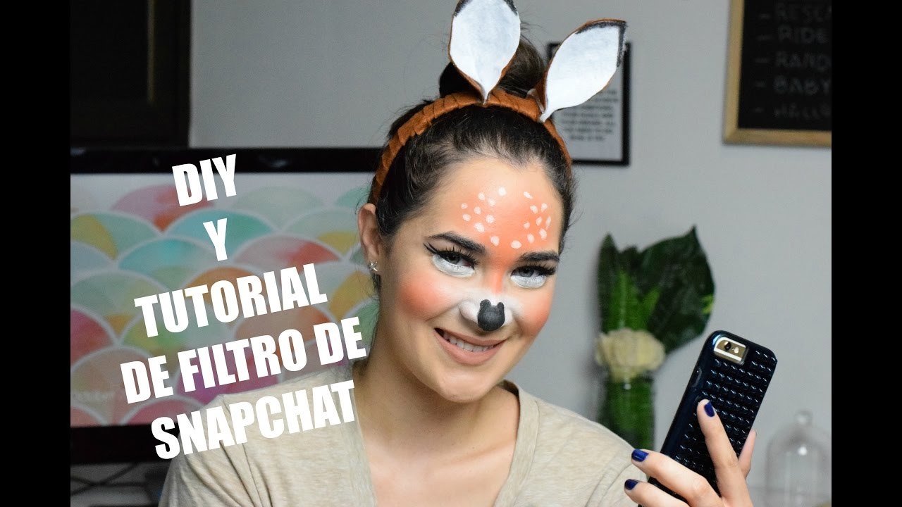 DIY y Tutorial de Maquillaje de Halloween. Filtro de Snapchat. Carla Calvo