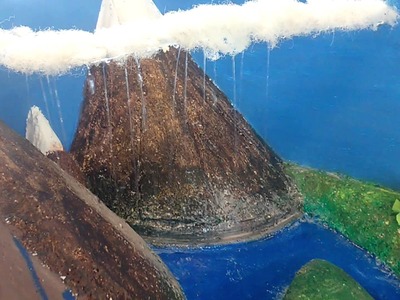 Maqueta del ciclo del agua, Real.!!