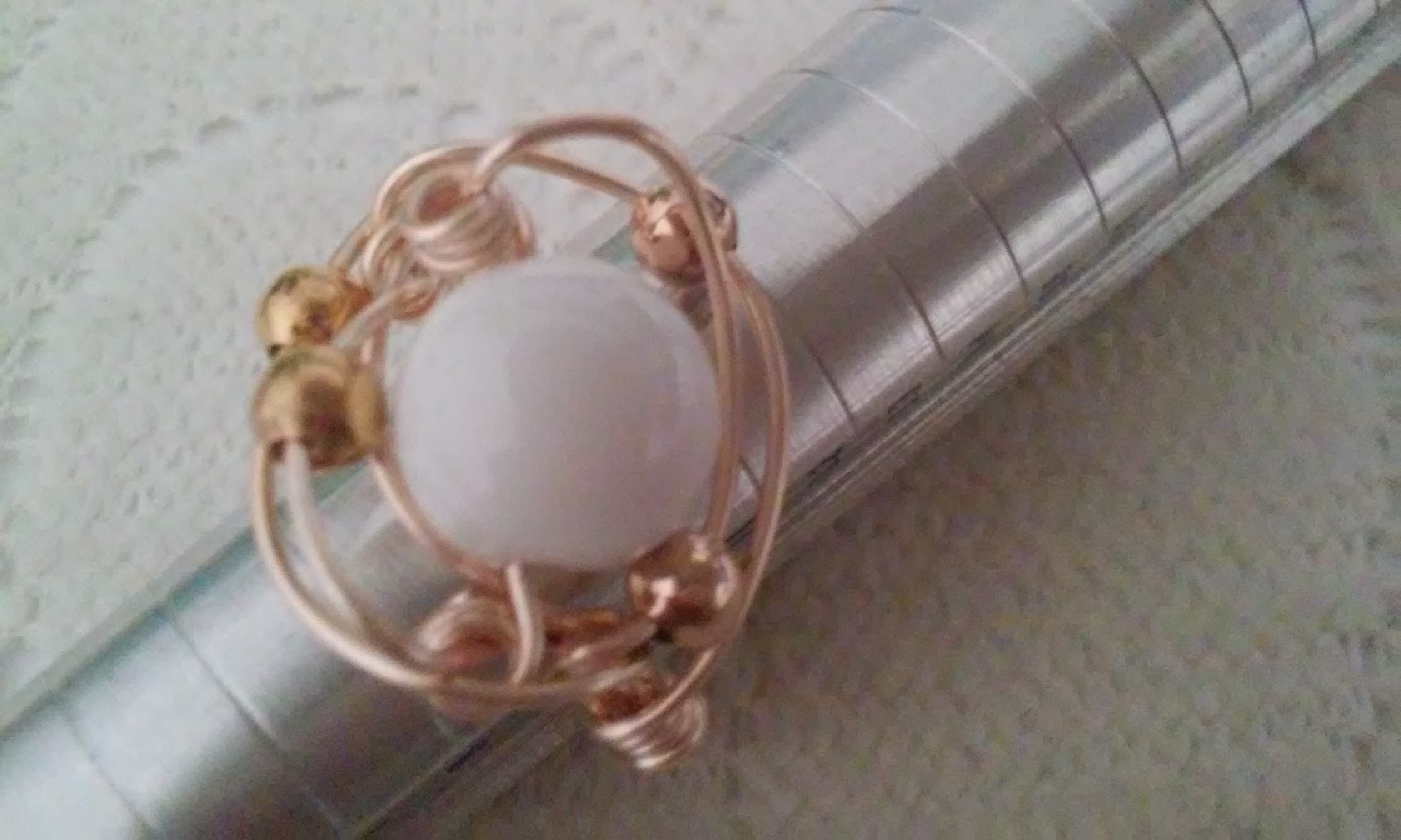 Anillos de alambrismo anillos con perlas cursos de bisuteria gratis alambrismo bisuterias