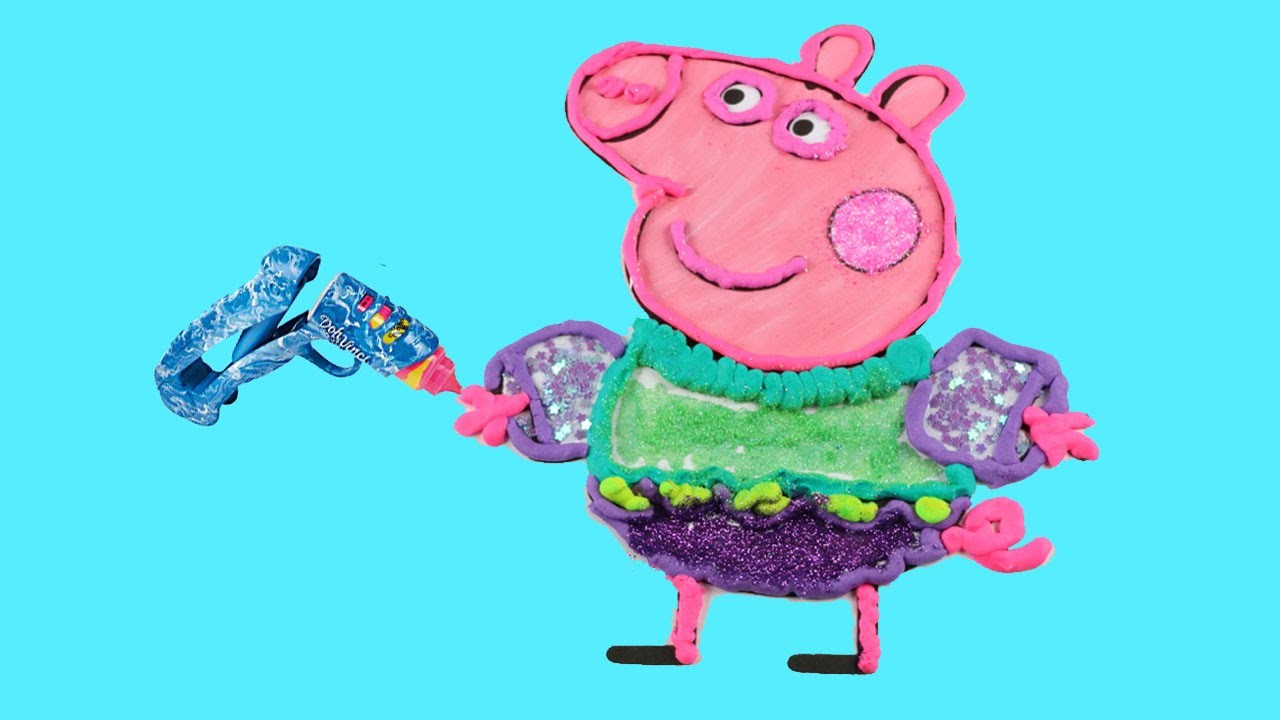 Peppa Pig en español manualidades para niños de La Cerdita Peppa con Doh Vinci  Videos de juguetes V