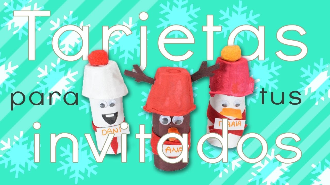 Como hacer tarjetas de invitados divertidas - Video tutorial - diy