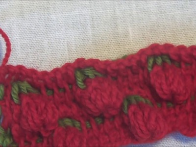 Crochet tunecino en punto frezas