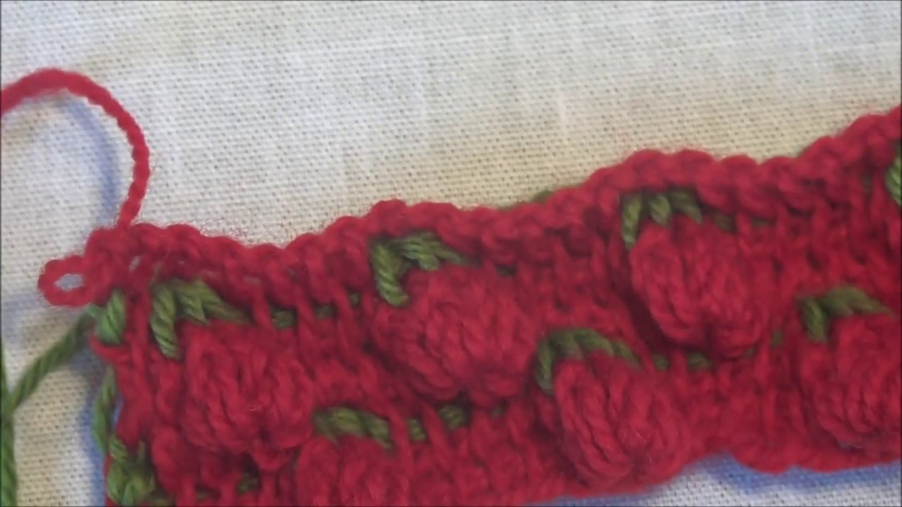 Crochet tunecino en punto frezas