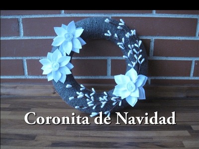 #DIY -Coronita de Navidad #DIY -Corona Christmas