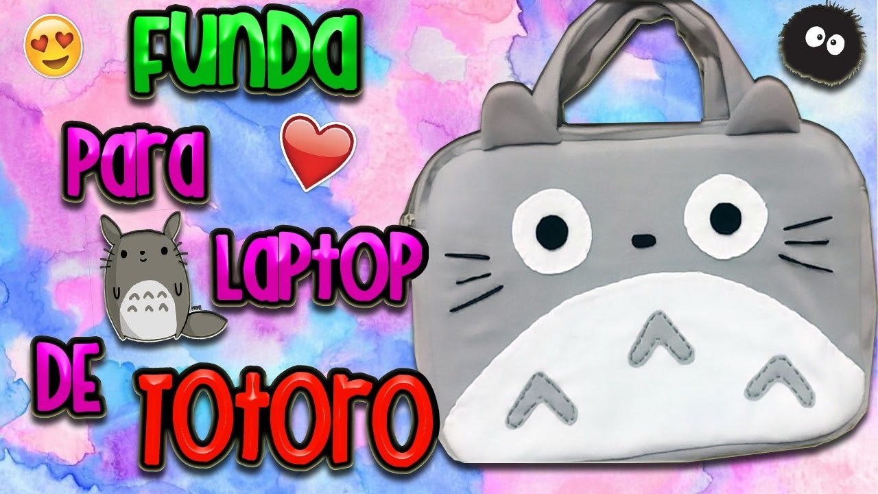 DIY: Funda de Totoro para laptop