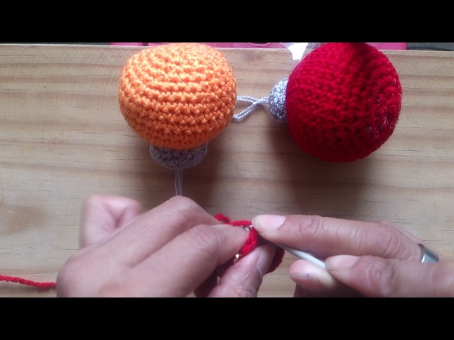 Esferas navideñas tejidas a crochet (PARTE 1 DE 2)
