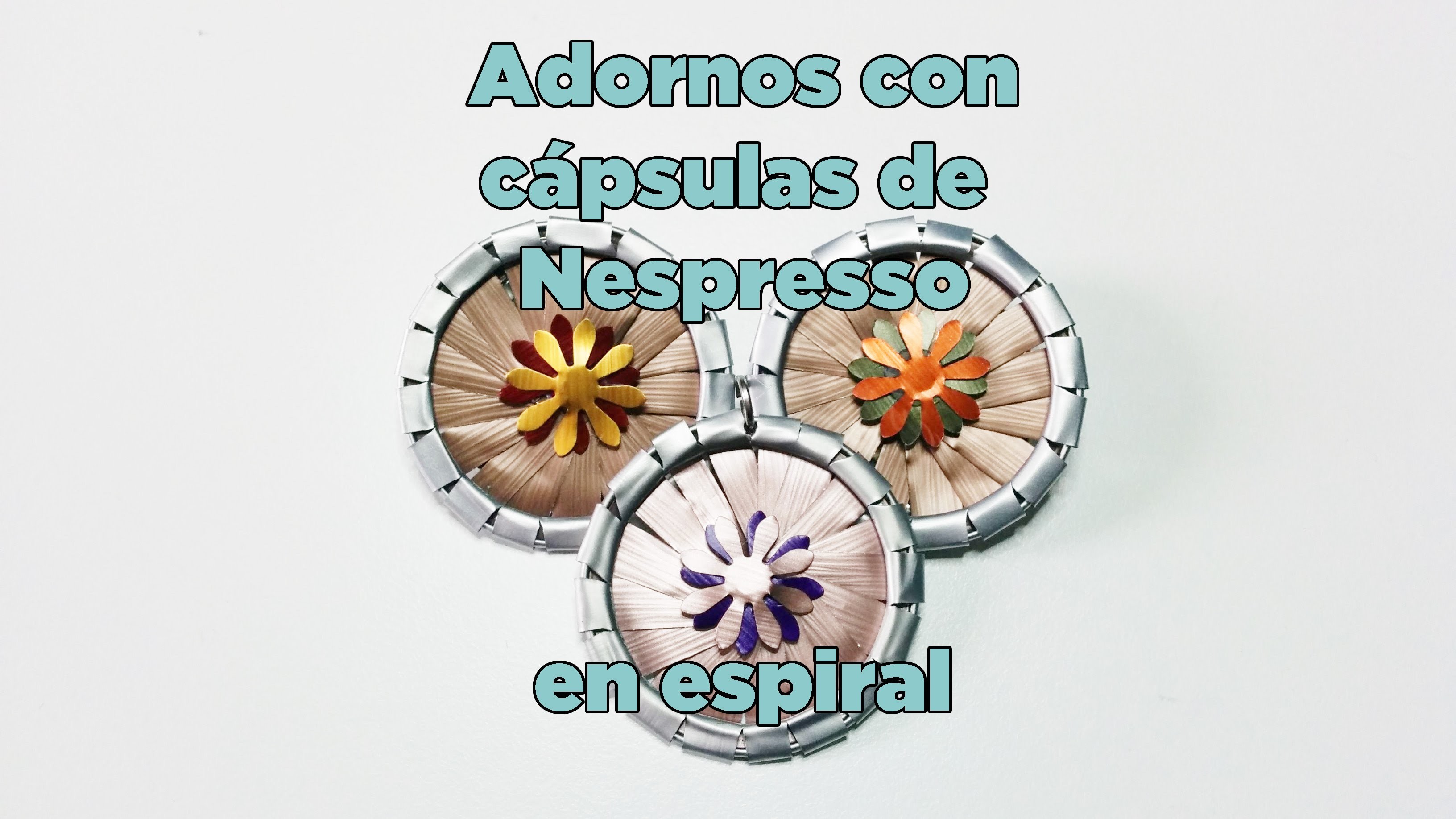 Adorno en espiral con cápsulas de Nespresso. (Eng subs)