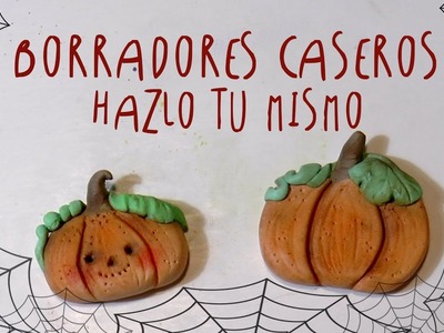 Como hacer BORRADORES CASEROS de Halloween by ART Tv * Hazlo Tu Mismo