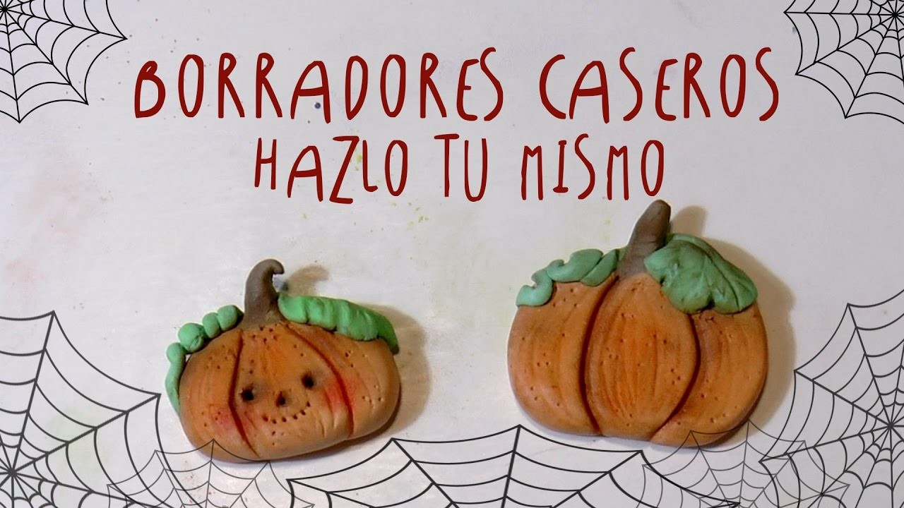 Como hacer BORRADORES CASEROS de Halloween by ART Tv * Hazlo Tu Mismo