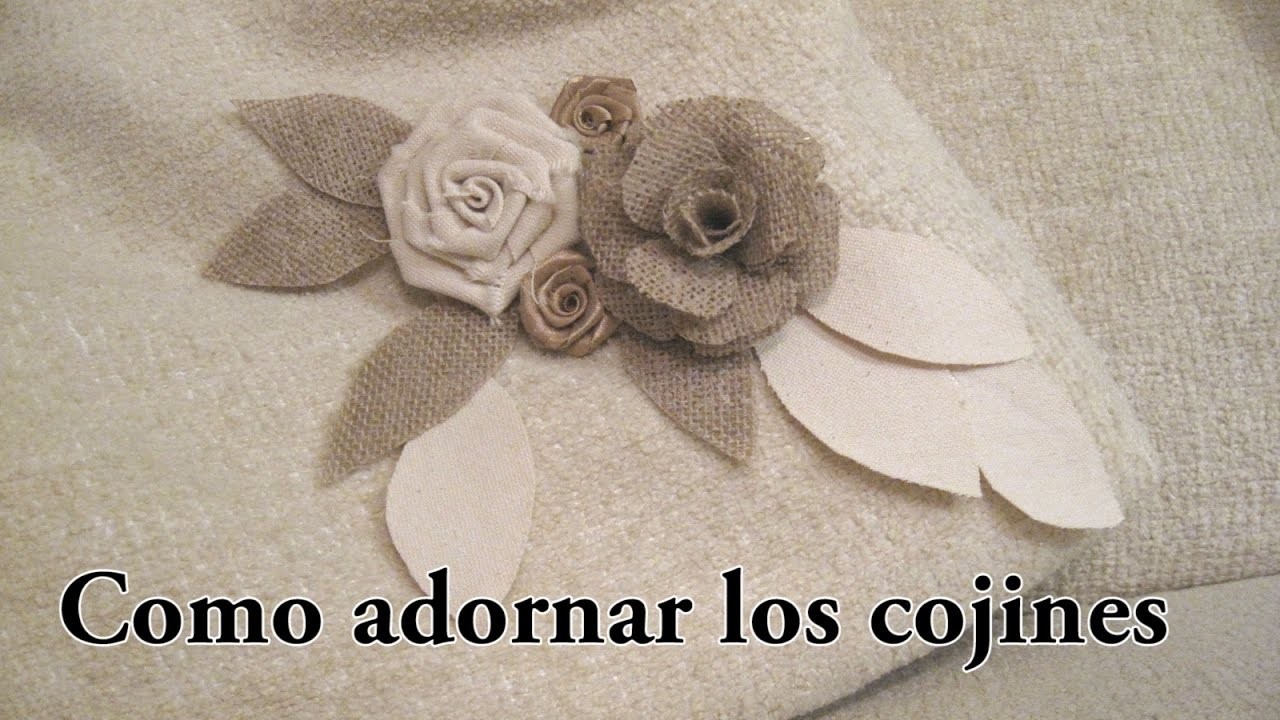 #DIY -Como adornar los cojines #DIY - How to decorate the cushions