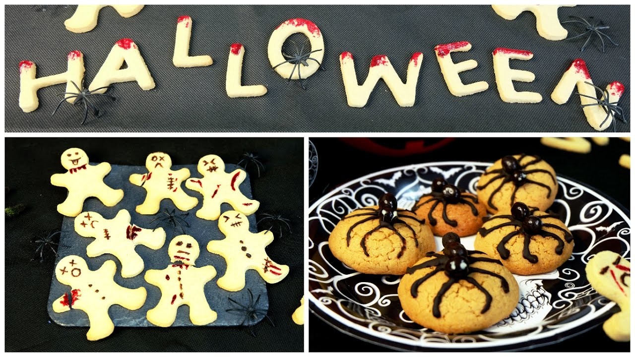 Galletas decoradas para Halloween - Receta de galletas con pocos ingredientes