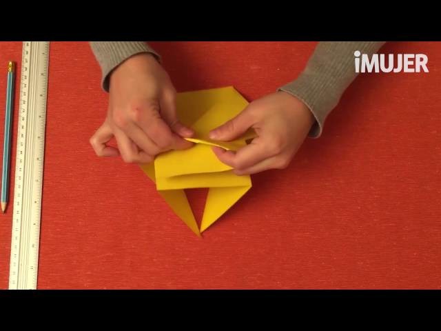 Portalápices de origami | @iMujerHogar