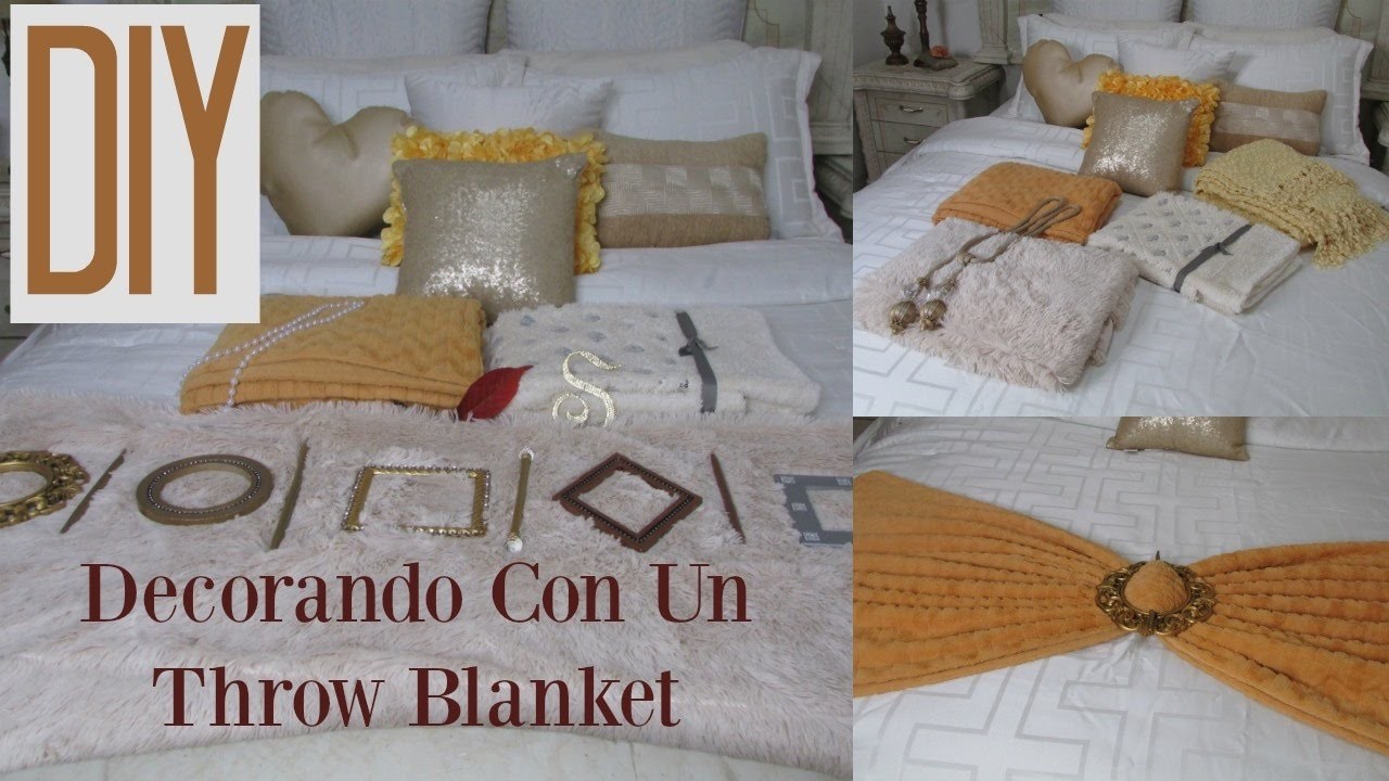 DIY: How To Style | Your Throw Blanket | Decora tu Cama