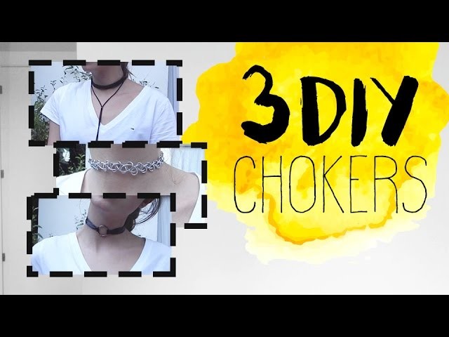 3 DIY CHOKERS - MUY Fácil y Rápido | Miriam Sancho