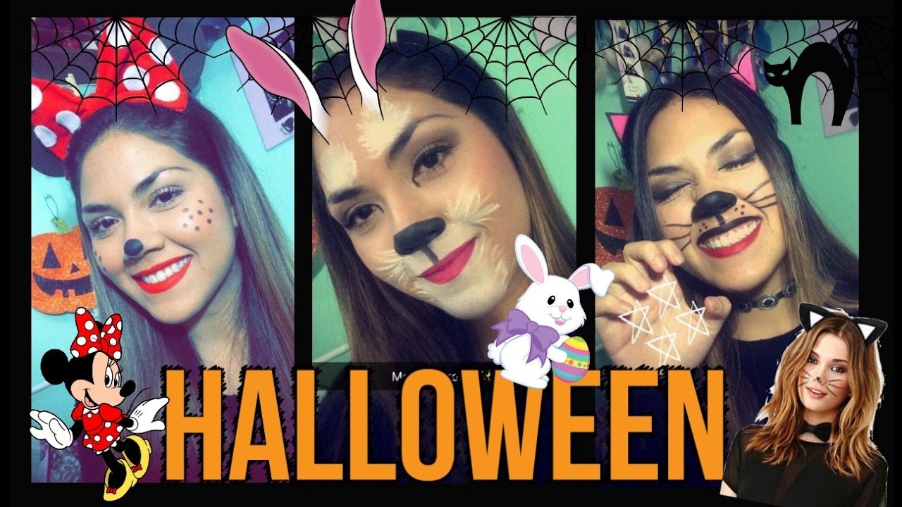 3 DIY+MAQUILLAJE DE ULTIMO MOMENTO PARA HALLOWEEN! (Fácil y rapido)