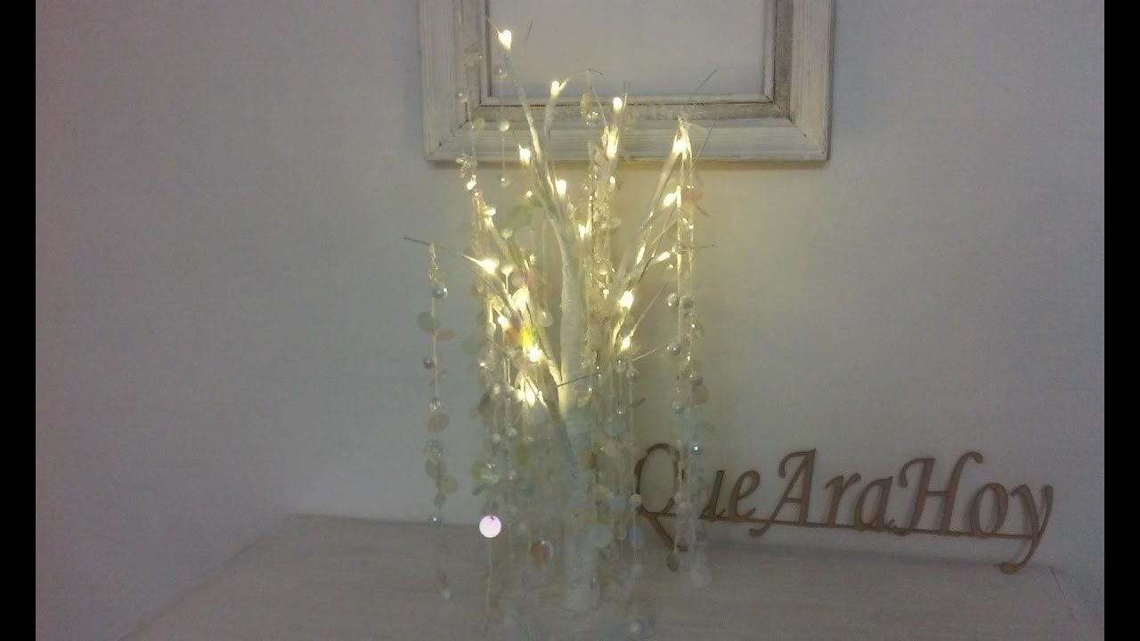 Arbol de Navidad con luces como decorarlo DIY