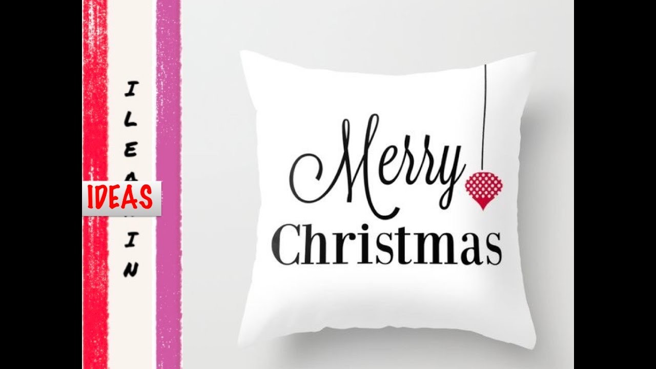 Cojines Navideños . +15 Ideas para Decorar el  Hogar . Christmas Pillows Ideas