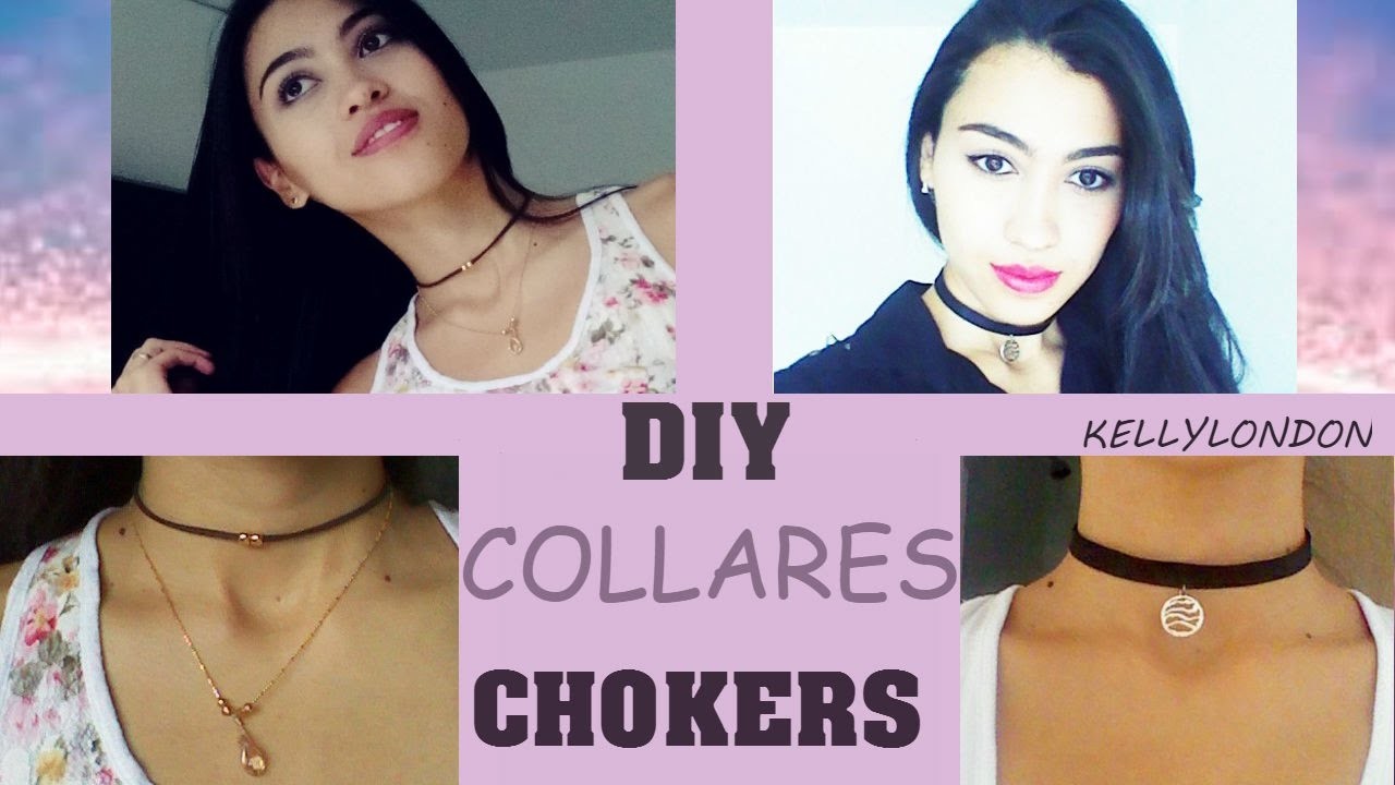 DIY Chokers. Collar Facil de Hacer