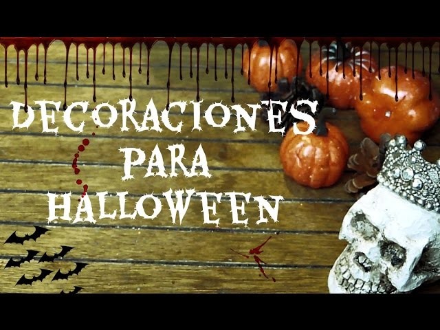 HALLOWEEN decoraciones.Room Decor- DIY