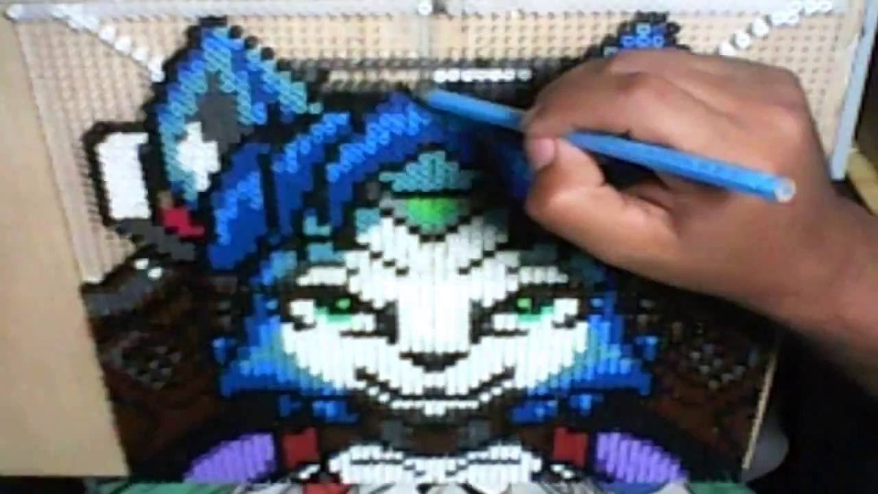 Hama bead krystal  (Star Fox Adventure)