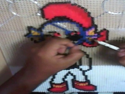 Hama Bead Undyne (Undertale)