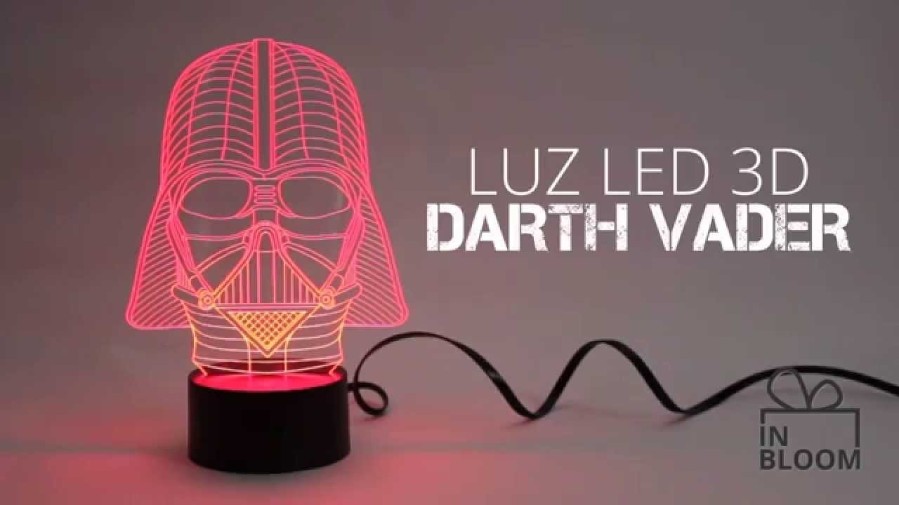 Luz Led 3D USB Diseño Darth Vader - In Bloom Regalos Originales