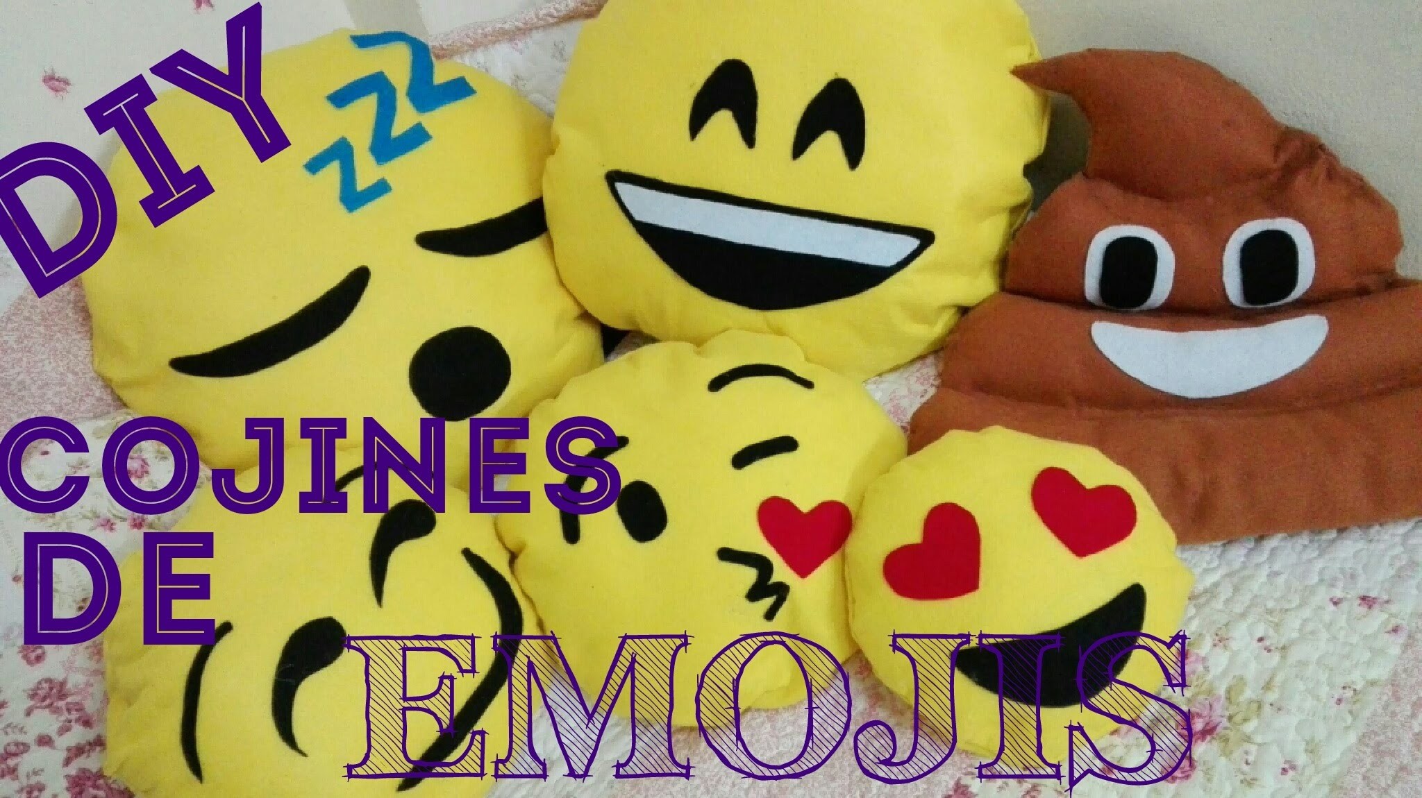 Cojines de Emojis SIN coser!